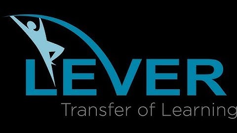 CEO interview with Emma Weber, Lever - Transfer of Learning