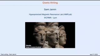 Grant Writing Workshop | Prof. Sami Jannin | ENC-ISMAR 2025