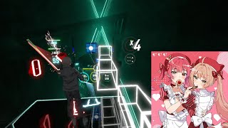 Download lagu BeatSaber Koisuru Fortune Cookie [恋するフォーチュンクッキー] coverd by Marine & Rurudo  EXPERT play for tukasa