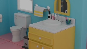 Bathroom Design in Blender