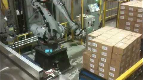 Vision Guided Robotic Multi-Box De-Palletising System - REI Automation
