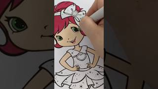 Coloring Strawberry Shortcake Ballet Dancer #coloring #ballet #dancer #strawberry