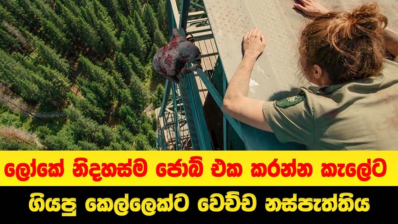 ලෝකේ නිදහස්ම ජොබ් එක කරන්න කැලේට ගියපු කෙල්ලෙක්ට වෙච්ච නස්පැත්තිය | Sinhala Movie Review