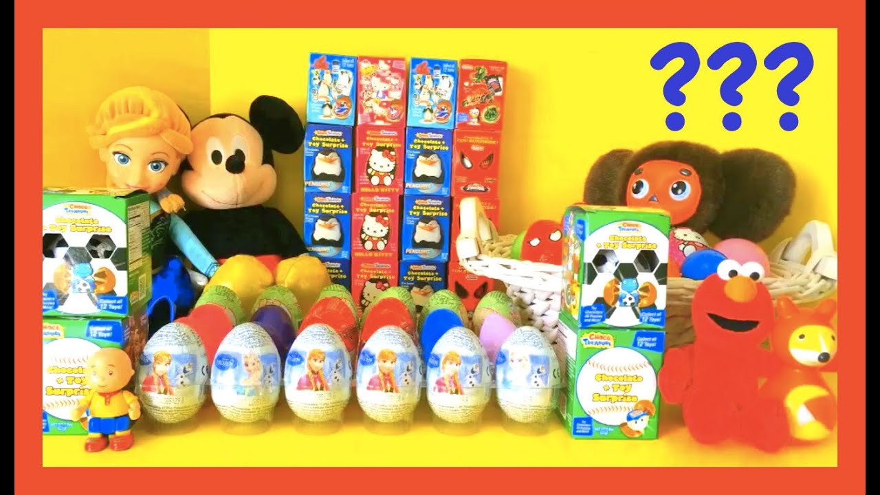 60 Surprise Eggs Disney Collector Cars 2 Peppa Pig Kinder Eggs Surprise DCTC YouTube