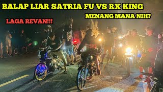 BALAP LIAR SATRIA FU VS RX KING || MENANG MANA?