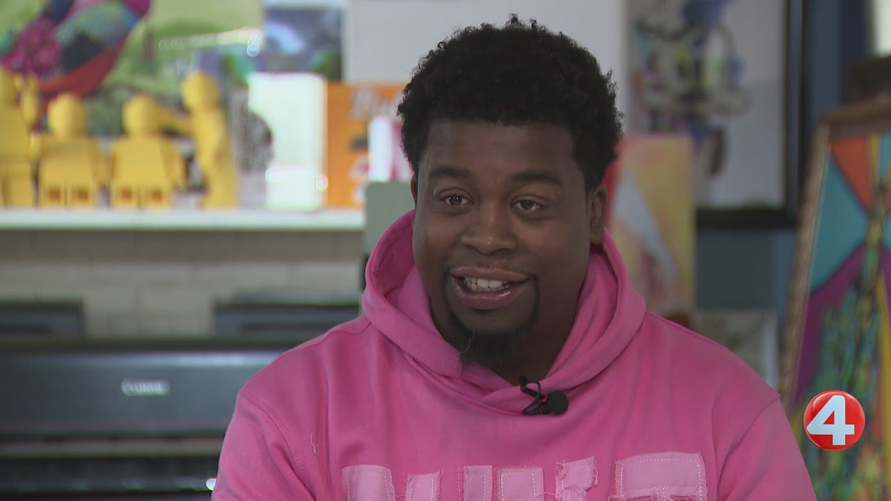 Buffalo man fighting breast cancer paints a picture of awareness
