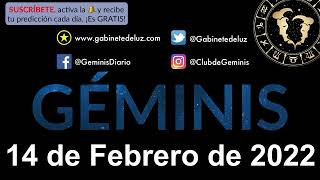 Horóscopo Diario - Géminis - 14 De Febrero De 2022.