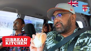 Trying the famous Hot Bread Kitchen Cream Buns in Nadi Fiji Vlog
