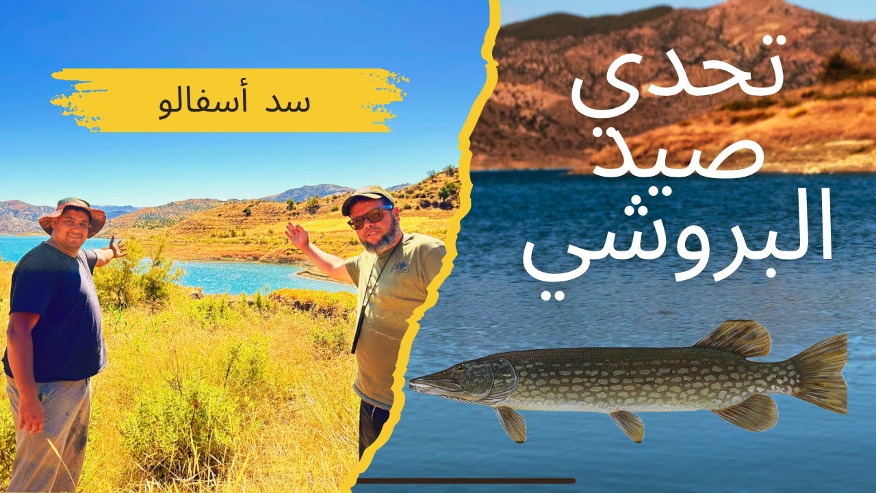 رحلة إلى سدود تاونات(1): تحدي صيد البروشي 🐟🔥