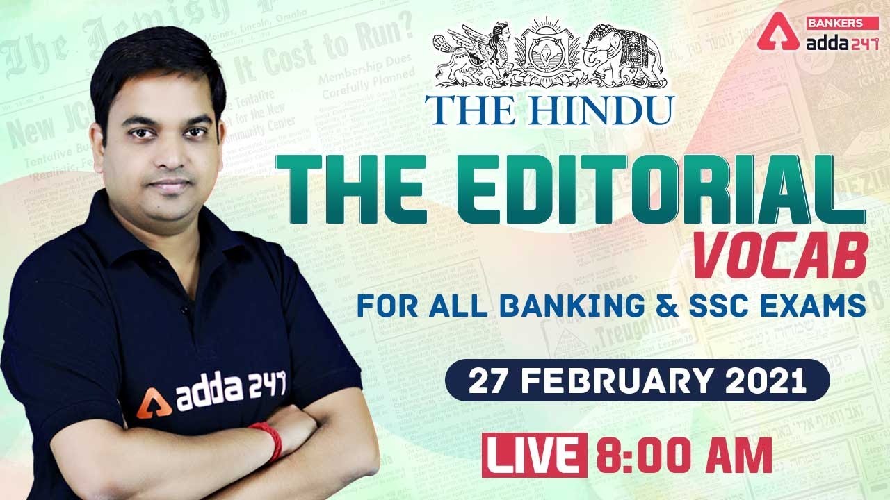 The Hindu Editorial Analysis 