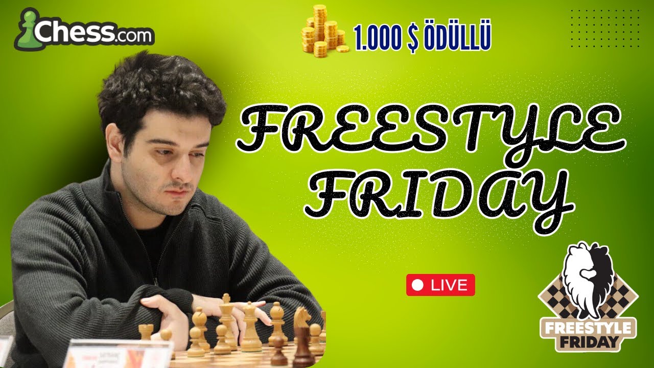 FreeStyle Satranç Turnuvasında Oynuyorum! Chess 960 GM Cem Kaan Gökerkan