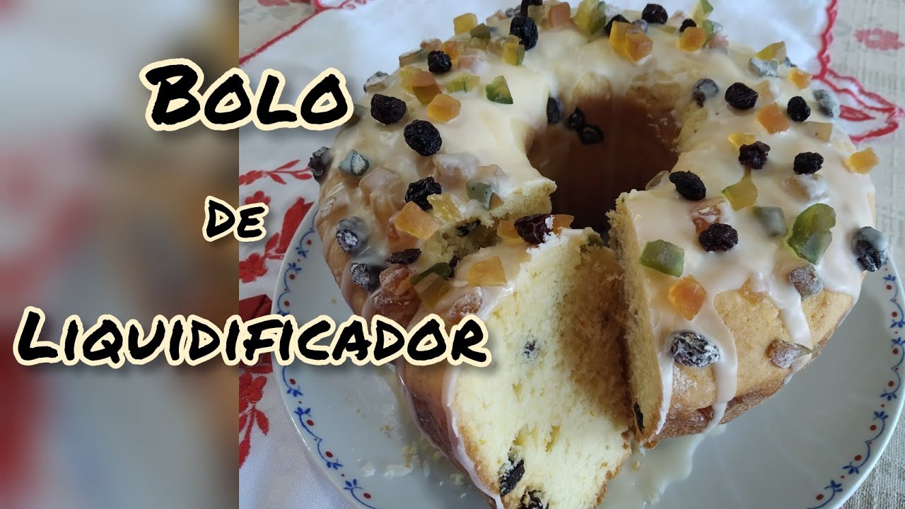 Bolo Natalino de Liquidificador. De Solange Silva.