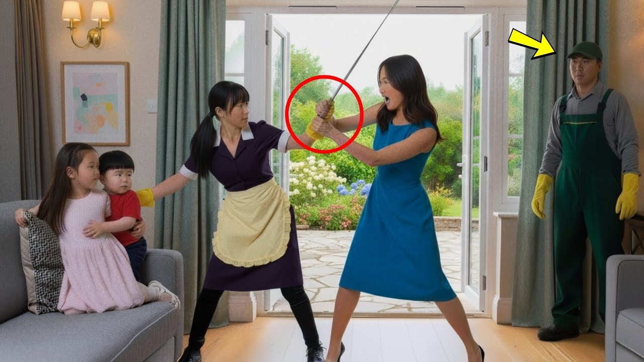 재벌은 정원사로 위장했다 — 하지만 하녀가 그의 아이들을 약혼녀로부터 구했다