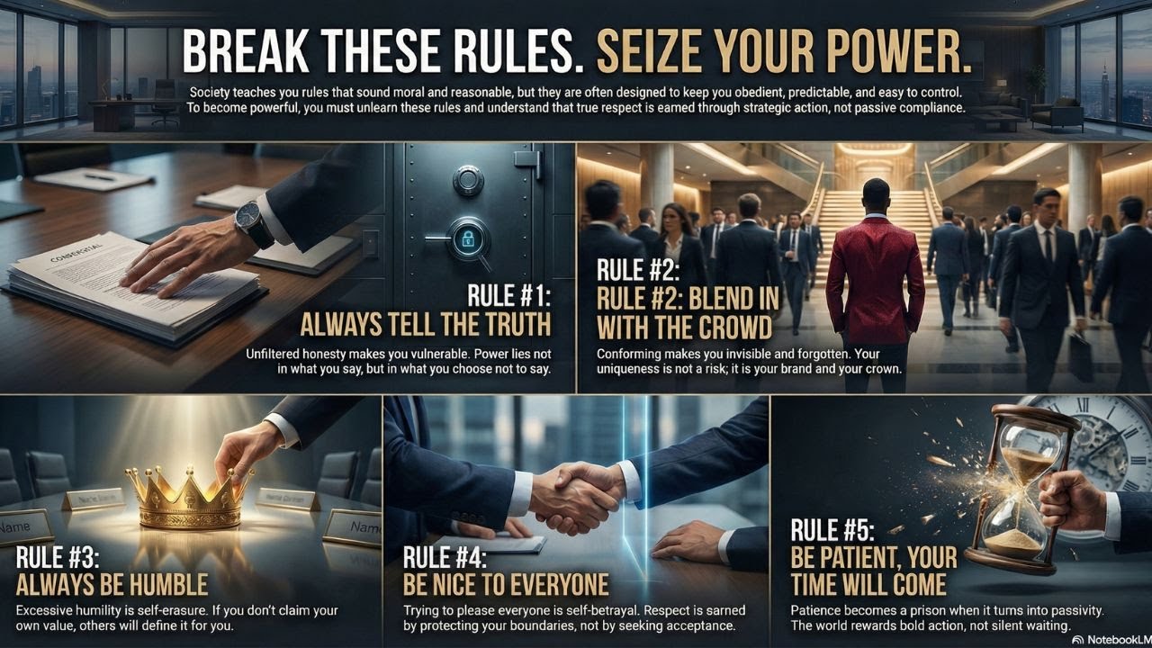 10 Social Rules You Must Break to Become Powerful | Machiavelli’s Dark Psychology (Part 1)