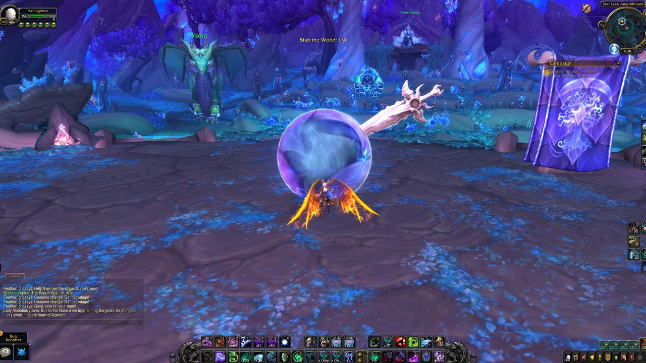 The Fourth Wall, er, War, WoW Shadowlands Quest