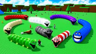 Become Hungry Worm Snake Roblox - New Emerald Skin Unlocked All Worms