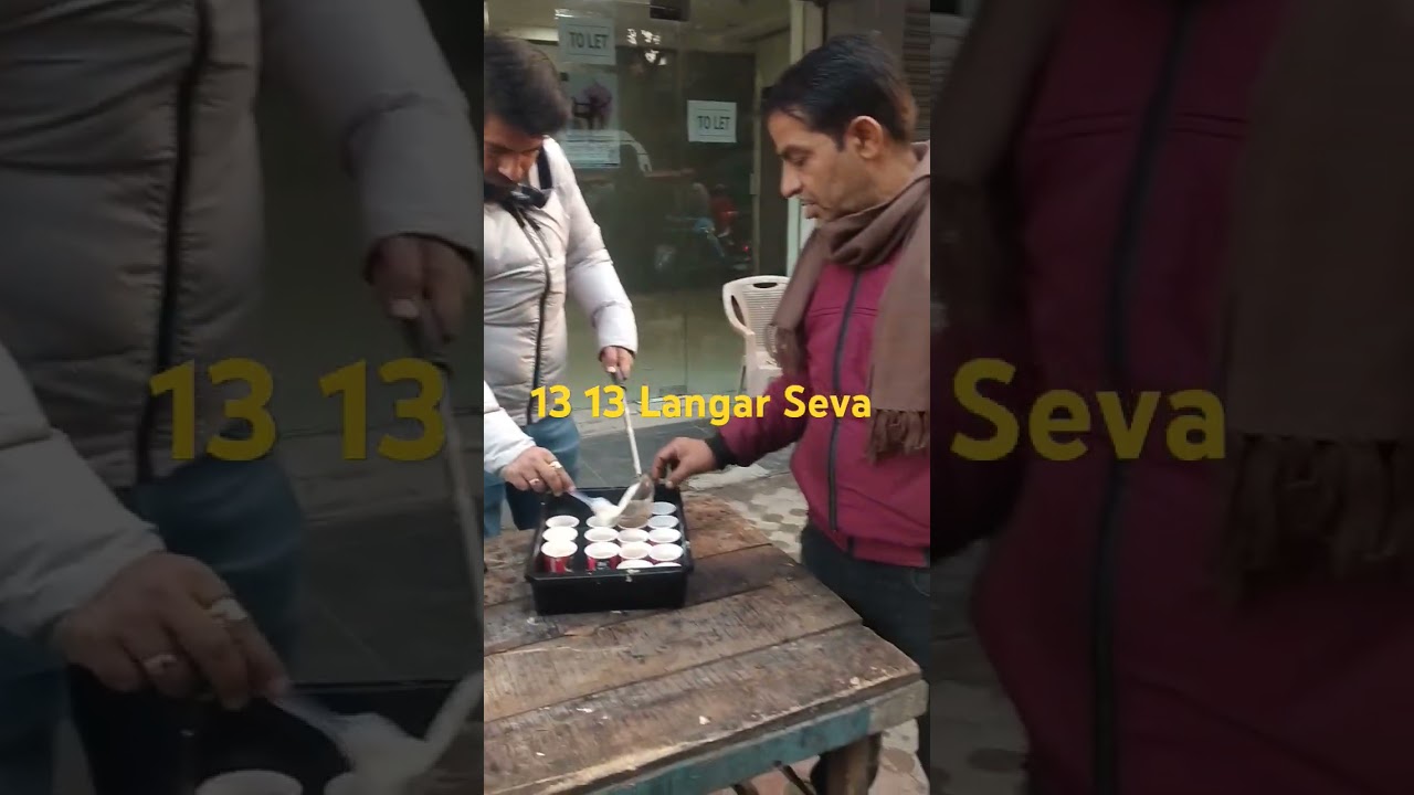 Tea langar seva buy youth of geeta colony delhi