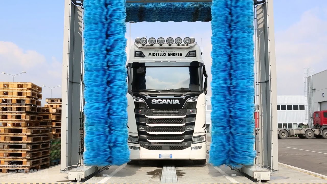 Scandipadova: Lavaggio veicoli Scania