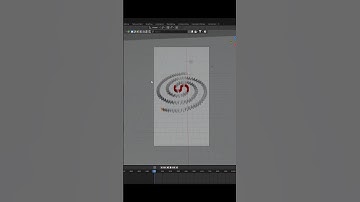 Blender Dominoes falling #3danimation #blender3d #domino