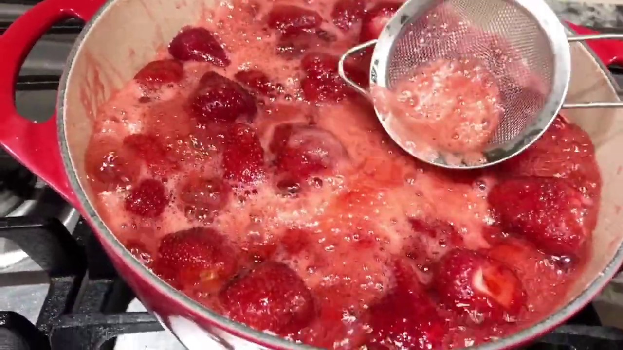 How To Make Homemade Strawberry Jam YouTube