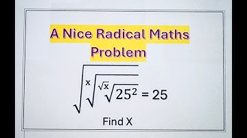 Nested Radical - Can you solve this tricky question? #education #learnmath