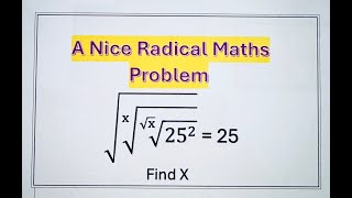 Nested Radical - Can you solve this tricky question? #education #learnmath