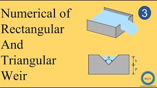 Numerical of Rectangular And Triangular Weir
