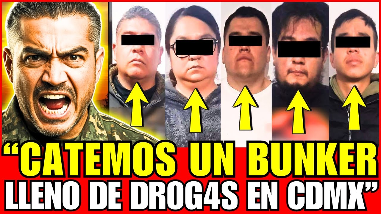¡HARFUCH REVIENTA BUNKER LLENO DE DR0G4S EN CIUDAD DE MÉXICO! ¡CAEN 6 MUGROSOS DE LA UNIÓN TEPITO!