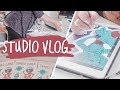 Studio Vlog - Art, Designing Stickers, Art Package!