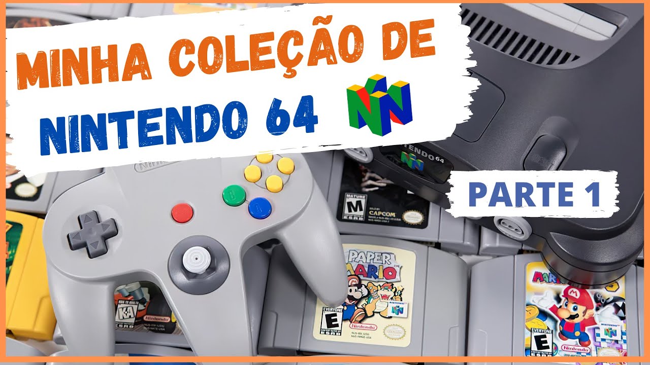 MINHA COLEÇÃO DE NINTENDO 64! Parte 1