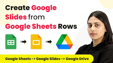 How to Create Google Slides from Google Sheets Rows & Upload in Google Drive