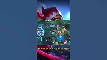 This is how you stop enemy from taking Lord #mlbb #mobilelegends #ruby #fyp #shorts