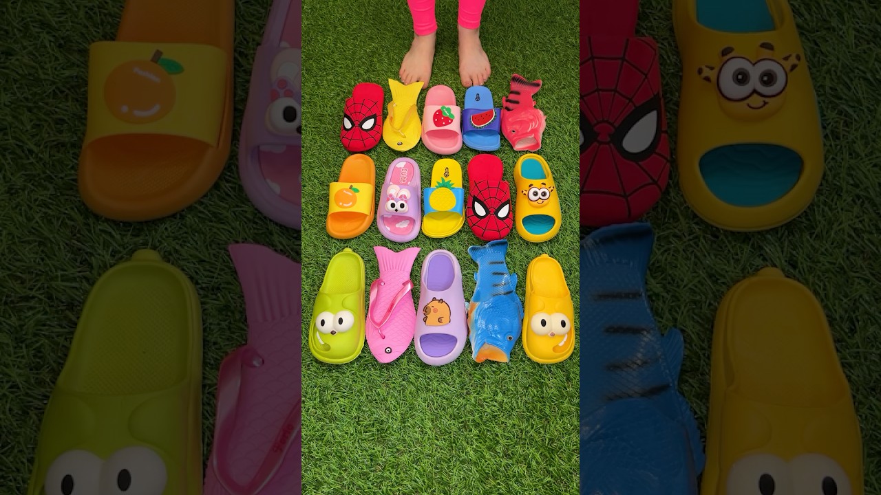 Super cool wow sandals 🤩🎉 magic slippers 🌈💫 