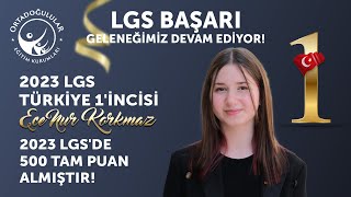 2023 Lgs Türkiye Birinciliği Ile Zirvedeyiz