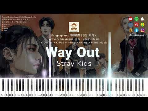 (Easy Piano) Stray Kids (스트레이 <strong>키즈</strong>) - Way Out