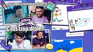 La Team Croûton en Croatie ?! Fou rire sur Gartic Phone avec les Croûtons !