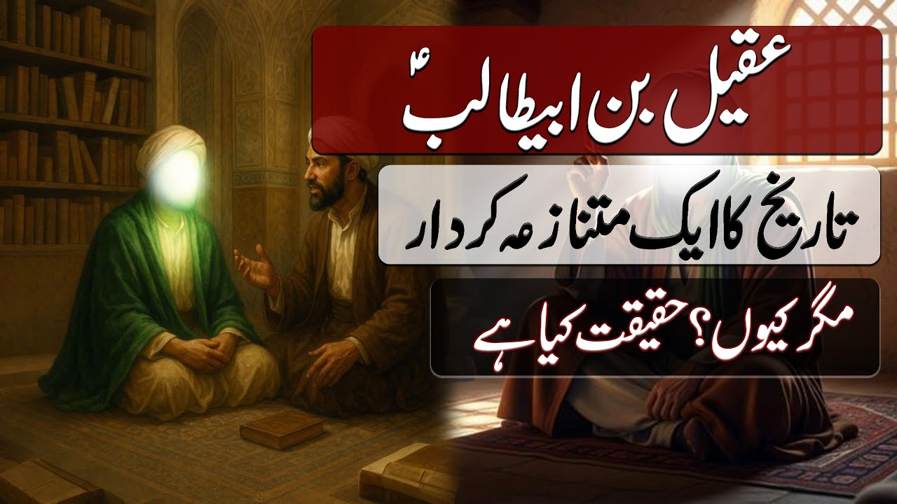 Hazrat Aqeel Bin Abitalib, Tareekh ka Mutanazia Kirdar | حضرت عقیل بن ابیطالب تاریخ کا متنازعہ کردار