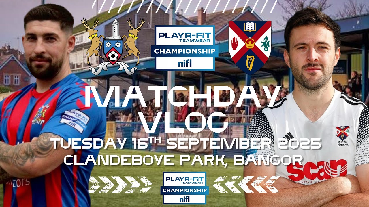 UNBELIEVABLE LAST MINUTE WINNER| Ards FC vs Queens| Playr-Fit Championship| Matchday Vlog| 16/9/2025