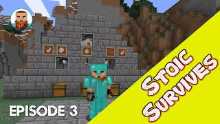 Minecraft Survival Lets Play 1.14 | All-In-One Chicken Farm | Stoic Survives | Ep 3 @stoicthemeh