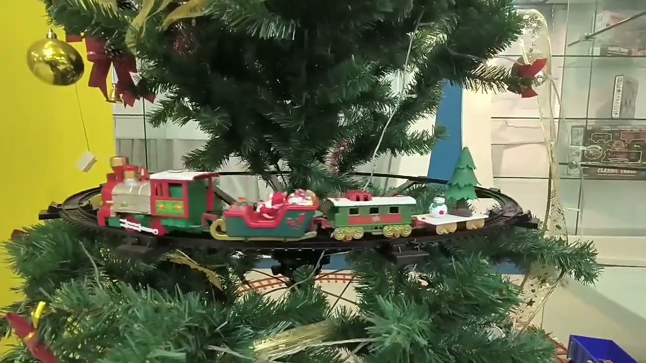 black friday//Train électrique réaliste de Noël, facile à assembler et sans danger pour les