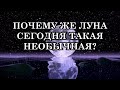 ТАК ПОЧЕМУ ЖЕ ЛУНА СЕГОДНЯ ТАКАЯ НЕОБЫЧНАЯ?