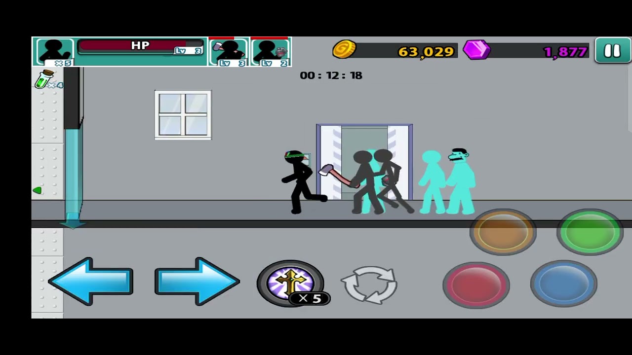 Играю против зомби 3