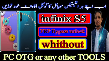 infinix S5 frp bypass unlock method by HASSANTECH informative videos