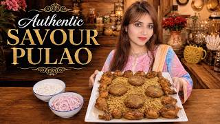 Savour Pulao Recipe | Chicken Roast, Shami Kabab & Raita | Complete Platter