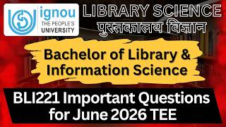 BLI221 Important Questions for June 2026 TEE || BLI-221 Questions for June 2026 TEE || June 2026 TEE