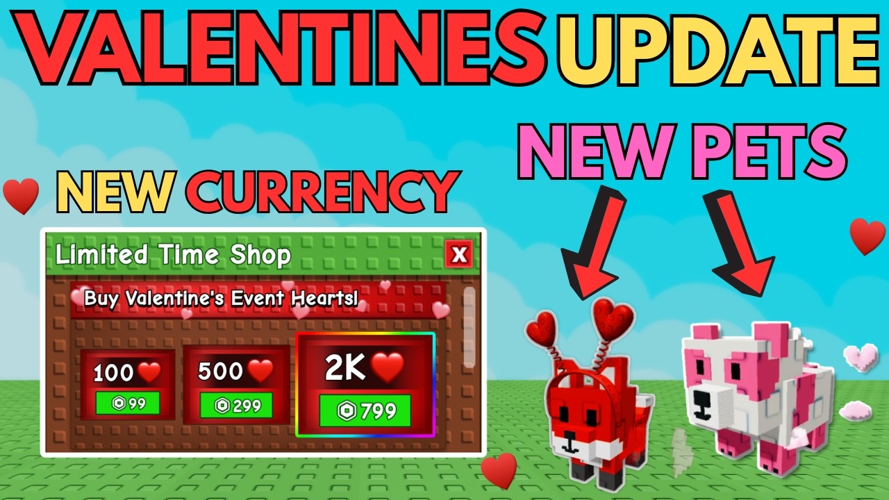 ❤️ NEW VALENTINES DAY UPDATE LEAKS in GROW A GARDEN! NEW PETS, CURRENCY, MUTATION, ETC! ❤️ ❓(Roblox)