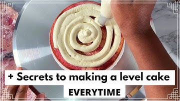 How to fill and frost a cake using acrylic discs | 2 sided Cake | Storybots Cake | Unicorn Cake