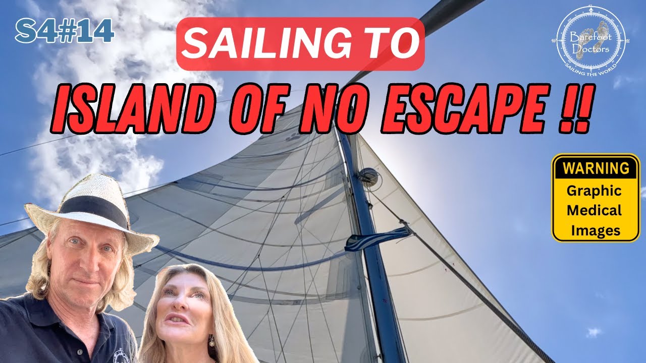 ⁣S4#14.  Sailing to Island of No Escape : Crete, Greece - Leopard 45.  John's Secret Past.