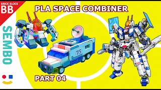 PLA Space Combiner Sembo 203375 ⚡️ How to make Robot LEGO Transformers Combiner speed build tutorial
