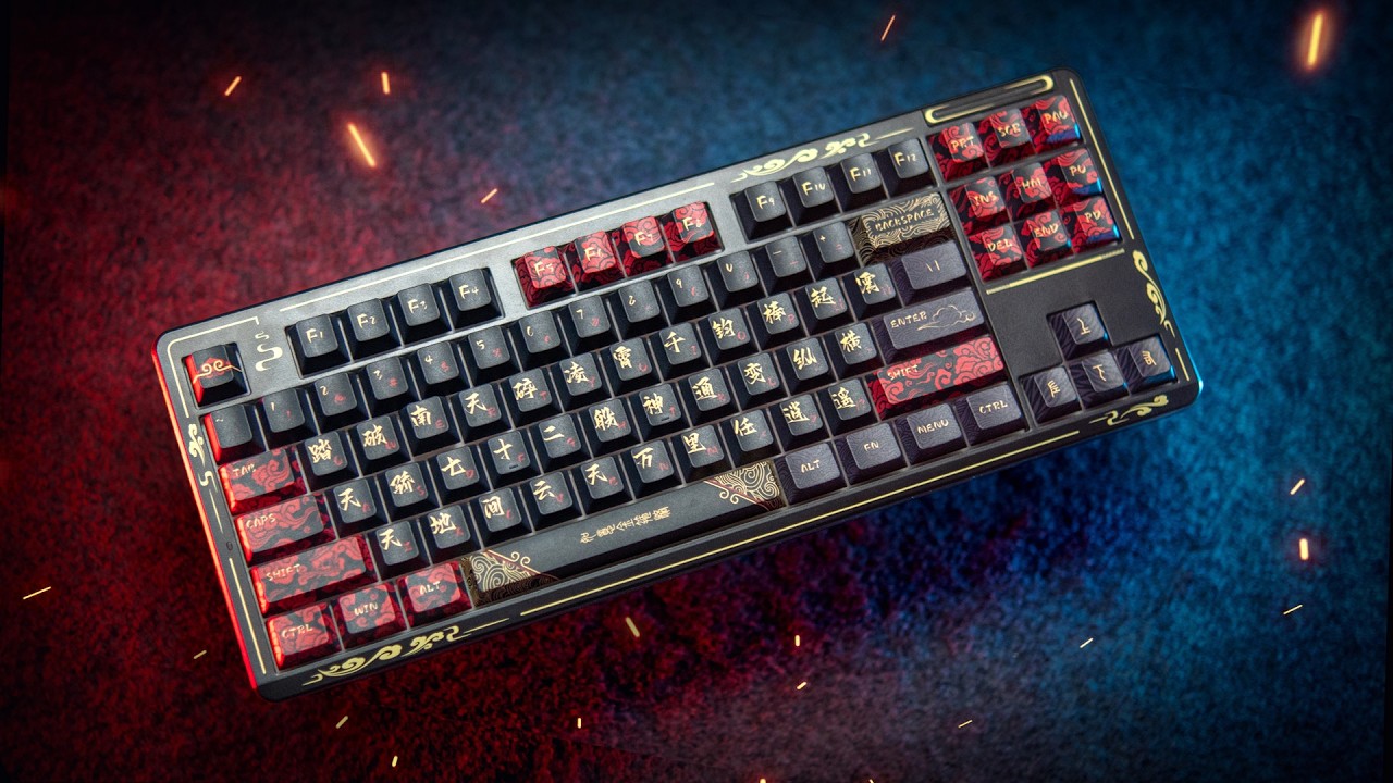 A Chinese Mythology Inspired Gaming Keyboard?! - LINGBAO K87 Pro Review
